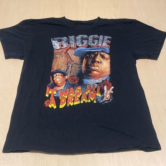 Biggie Smalls It Was All A Dream T Shirt No tag Y2K - Picture 1 of 4
